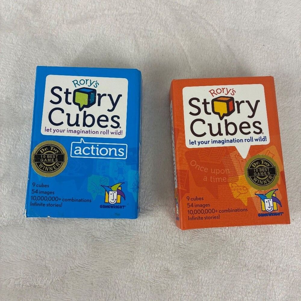 Rory's Story Cubes Original & Actions Sets -Gamewright Dice Games- Educational